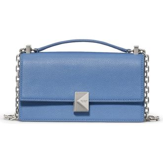 Kate Spade New York deco pebble leather convertible crossbody bag in Blue at Nordstrom