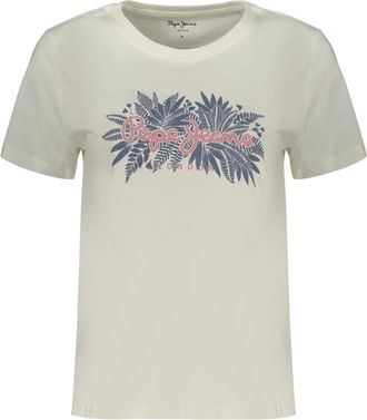 Pepe Jeans London Mujer, Camisetas, Blanco, Talla: XS