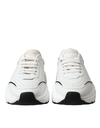 Dolce & Gabbana White Black Low Top Daymaster Sneakers Womens Shoes