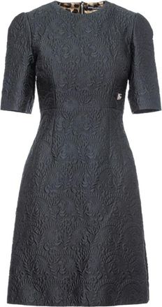 Dolce & Gabbana Elegante Zwarte Jurk voor Vrouwen - Dames - Korte kleedjes - Zwart - S - Kleedjes