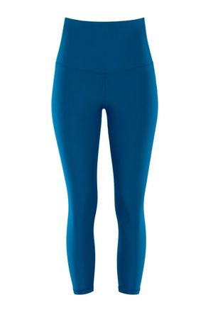 Winshape Leggings WINSHAPE 7/8-Tights HWL317C, Damen, Gr. XXL, Normalgr&ouml;ssen, gr&uuml;n (teal gr&uuml;n), 85% Polyester, 15% Elasthan, Hosen Leggings, mit V-Shape Applik