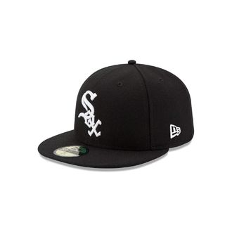 New Era MLB Chicago White Sox Wool 59Fifty Fitted Baseball Cap - Black/White