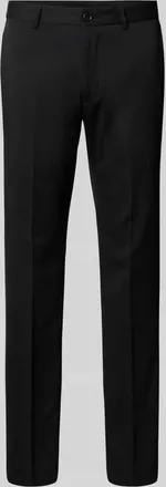 s.Oliver Black Label Regular Fit Anzughose mit Viskose-Anteil in Black, Gr&ouml;&szlig;e 106