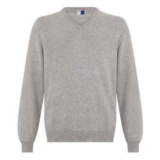 Fedeli Heren, Truien, Grijs, Maat: 4XL Kasjmier