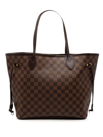 Louis Vuitton 2013 Damier Ebene Neverfull MM tote bag - Bruin