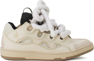 Lanvin Curb Perforated Sneakers