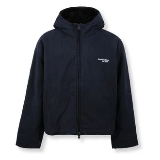 Acne Studios Giacca cerata con cappuccio - - Jackets - Uomo - Blu - S