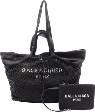 Balenciaga Pre-owned Balenciaga Mesh and Canvas 24/7 Tote Ladies A4DTFLSFZFL6GOY1