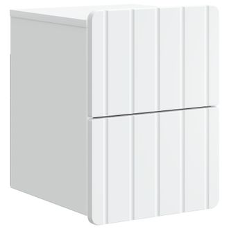 vidaXL Mesita De Noche De Pared 33 X 34,5 X 43 Cm Madera De Ingenier&iacute;a Vidaxl