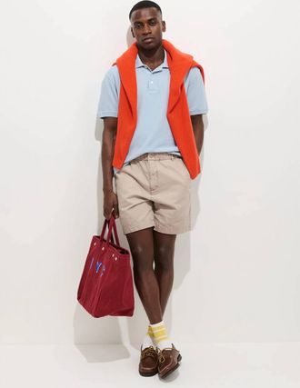 Alex Mill Pull On Cotton Short In Faded Grey