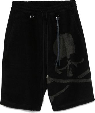 Mastermind Japan Skull-Jacquard Shorts - Mens - Cotton