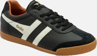 Gola Mens Harrier Leather Mens Trainers - Black - Size: 12