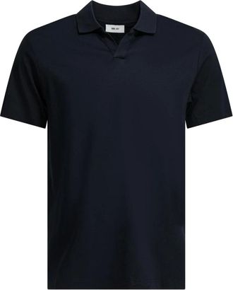 Nn.07 Nn07 - Klassiek Pique Poloshirt - Heren - Tops - Blauw - Maat: XL