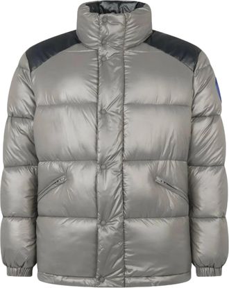 Save The Duck Luck Glossy Puffer Jacket in Mid Grey Men