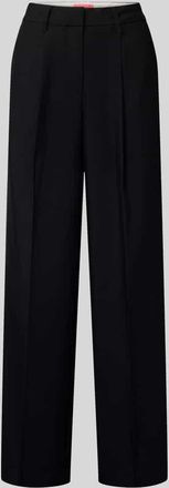 Jack & Jones Wide Fit Stoffhose mit Viskose-Anteil Modell Ellis in BLACK, Größe XS