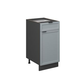 Vicco Mueble Bajo De Cocina Fame-line, Azul Claro-gris, 40 Cm Sin Encimera