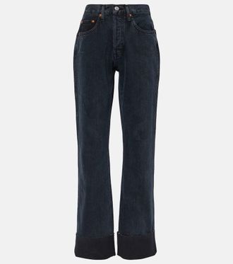 Re/Done High-rise straight jeans