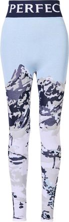 Perfect Moment Leggings Landscape jacquard - Blu