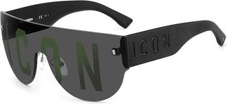 Dsquared2 ICON 0002/S 807/XR Mens Sunglasses Black Size 99