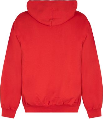 Local Authority Mens Red Cotton Hoodie Jumpers Sweater