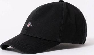 GANT Mens GANT Mens High Shield Cotton Twill Cap - 5 Black - Size: ONE size