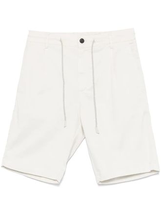 Eleventy drawstring bermuda shorts - White
