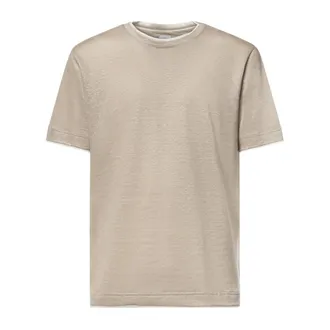 Eleventy Heren, Tops, Beige, Maat: M Katoen