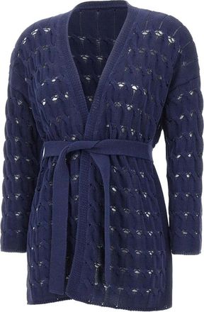 KANGRA Cardigan - female - Kangra - Cardigans - Blue - XS - Knitwear