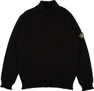 Stone Island Turtleneck Sweater Black 7715505A2-V0029