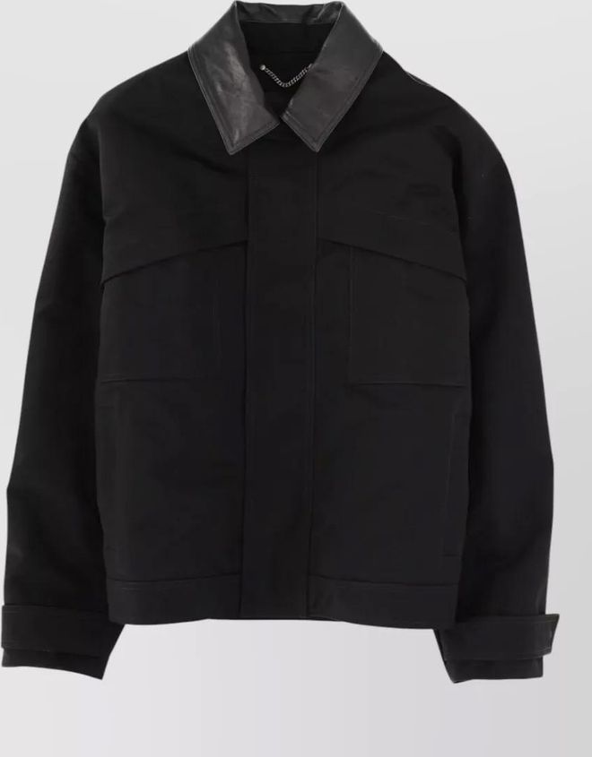 padded single-breasted coat