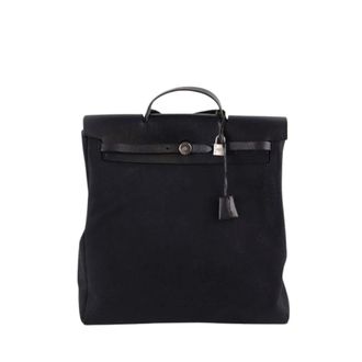 Herm&egrave;s Pre-owned Herbag - Dames - Vintage Handtas - Zwart - ONE Size - Leer - Vintage