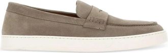 Doucal's Apron Stitching Leren Loafers - Heren - Loafers - Grijs - 46 EU - Leer - Schoenen