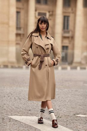 La petite &eacute;toile Lange trenchcoat, FARAGA