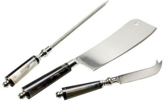 Vacchetti Cubiertos Con 3 Cuchillos Cm22/30