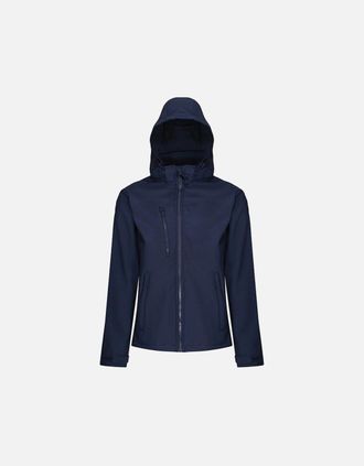 Regatta Mens Regatta Mens Venturer Hooded Soft Shell Jacket - Navy - Size: 40/Regular