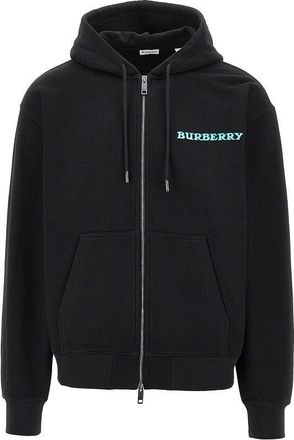 Burberry Heritage logo print full-zip hoodie Man XL