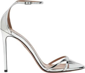 Aquazzura Schoenen, Dames, Grijs, 39 EU, Leer, Nuda 85 Sandalen