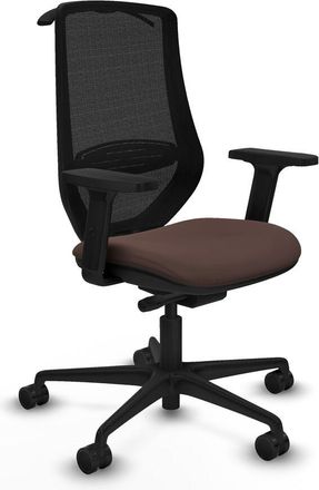 Piqueras y Crespo Sedia Da Ufficio Mardos Traslack Piqueras Y Crespo D036n0h Nero Marrone Scuro