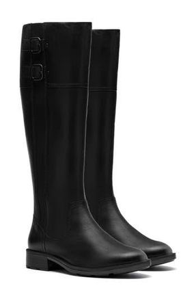Clarks Adalynn Hope Knee High Boot in Black Leather at Nordstrom Rack, Size 7.5
