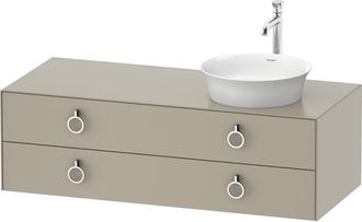 Duravit Duravit - Tulip Blanco, Mueble De Ba&ntilde;o Colgado En La Pared, Ancho