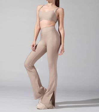 Heroine Sport Harlow Luxurious Bra In Taupe