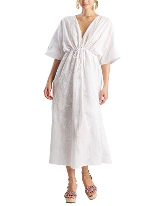 Natori Palm Caftan Dress