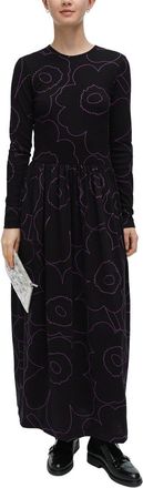 Marimekko Kukkaset Piirto Unikko Jersey Dress