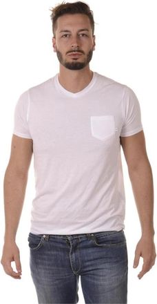 Armani Jeans Casual Sweatshirt Tee - Heren - T-shirts - Wit - XL - Tops