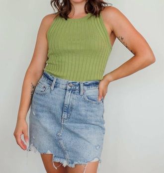 Splendid Ione Sweater Tank In Green