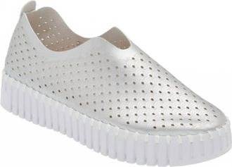 Ilse Jacobsen Womens Tulip Sneaker In Silver