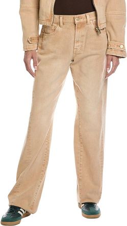 7 For All Mankind Twisted Tess Sand Dune Straight Jean