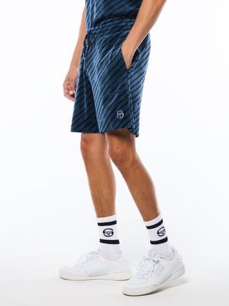 Sergio Tacchini Obliquo Velour Short in Key Largo at Nordstrom, Size Xxx-Large