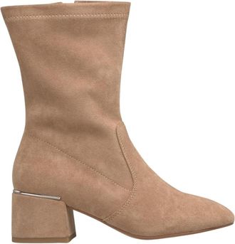 Alma En Pena Strakke Laarzen met Hakken - Dames - Laarzen met Hak - Beige - 41 EU - Schoenen
