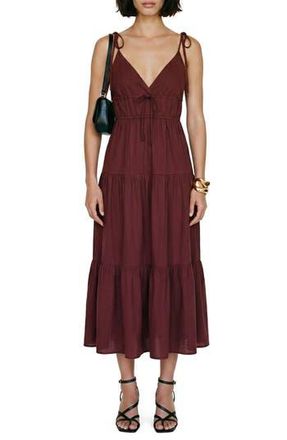 Vero Moda Athena Tiered Midi Dress in Andorra at Nordstrom Rack, Size X-Small
